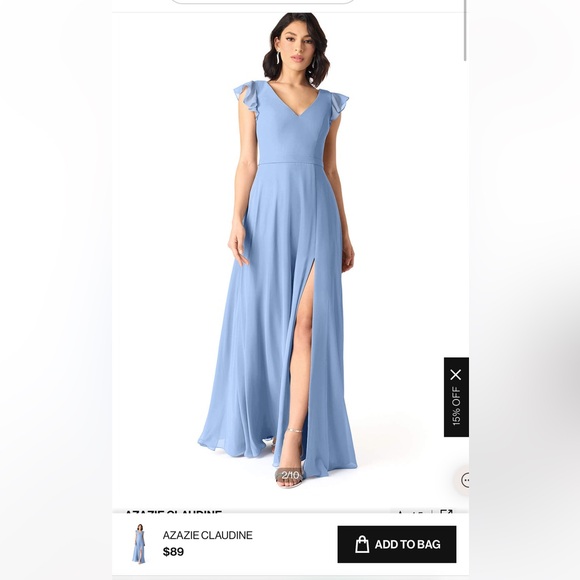 Azazie ‘Claudine’ Dress - Picture 1 of 5